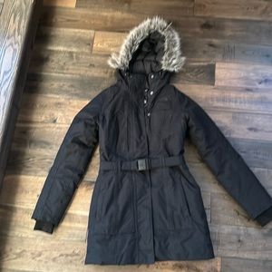 North Face Goose Down Parka Black XS